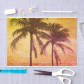 palmstrandfoto aangepast ontkoppelingspakken tissuepapier (Craft)