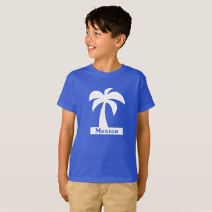 Palmstructuur (Mexico-Vacatie) - Kinderen Hanes TA T-shirt
