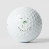 Palmstructuur Mijn beste levensnaam Titleist Pro V Golfballen (Voorkant)