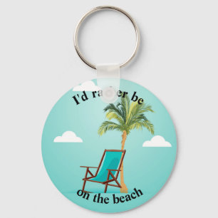 Palmstructuur van elke stoel sleutelhanger