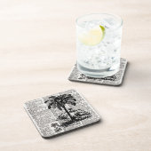 Palmstructuur Woordenboekkunst Drankjes Onderzetter (Rechterzijde)