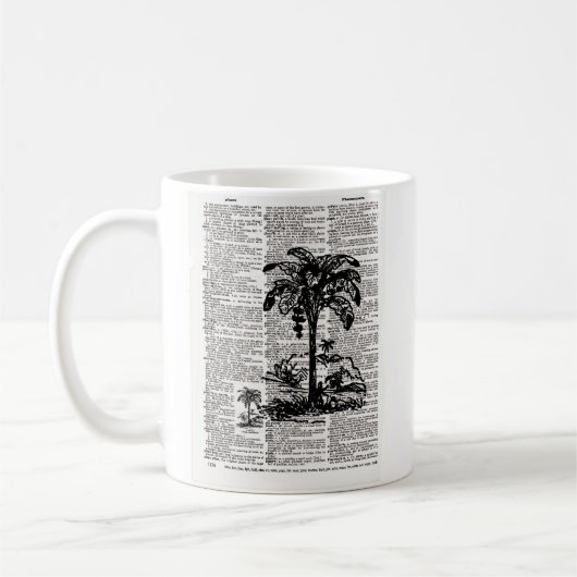 Palmstructuur Woordenboekkunst Koffiemok (Links)