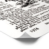 Palmstructuur Woordenboekkunst Poster (Hoek)