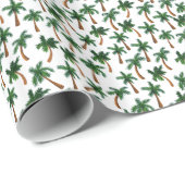 Palmstructuurafdrukken Cadeaupapier (Rol Hoek)