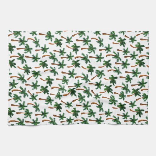 Palmstructuurafdrukken Theedoek (Horizontaal)