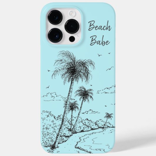 Palmstructuurbalk Case-Mate iPhone Case (Achterkant)