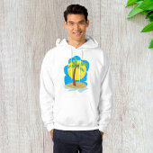 Palmstructuurbalk Hoodie