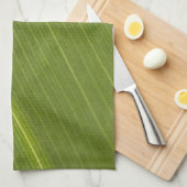 Palmstructuurblad Theedoek (Quarter Fold)