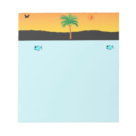 Palmstructuurblok Notitieblok (Voorkant)