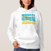 Palmstructuurdoorsnede Hoodie (Voorkant)