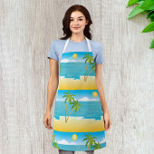 Palmstructuurdoorsnede Schort