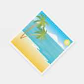 Palmstructuurdoorsnede Servet (Hoek)