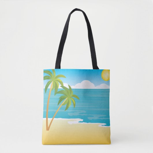 Palmstructuurdoorsnede Tote Bag (Voorkant)