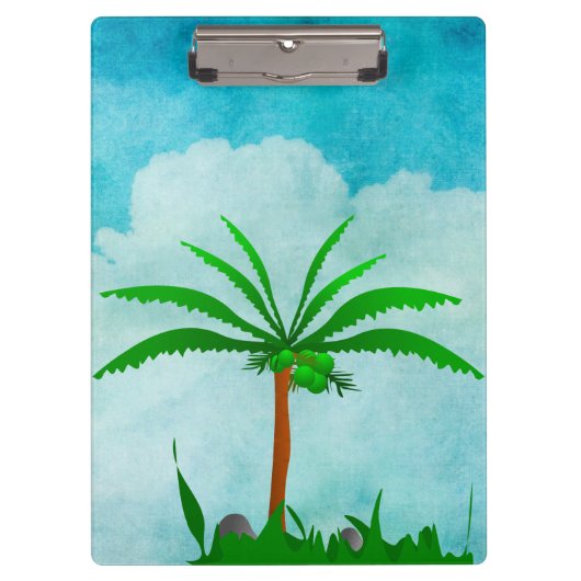 Palmstructuurklembord Klembord (Voorkant)