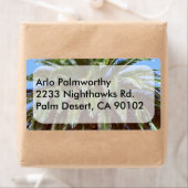 Palmstructuurlabel Etiket (Insitu)