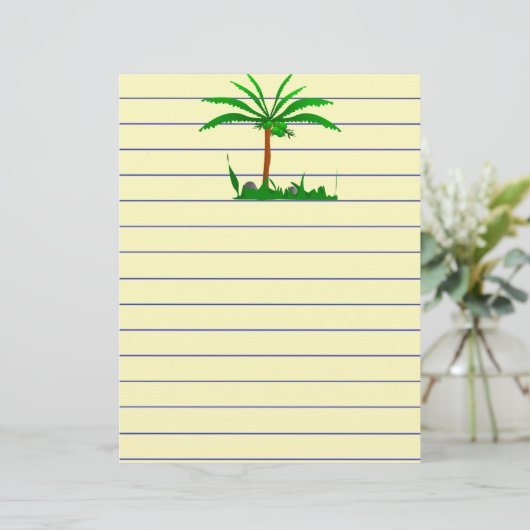 Palmstructuurpapier (Staand voorkant)