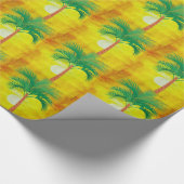 Palmstructuurpapier Cadeaupapier (Hoek)