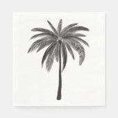Palmstructuurpapier Napkin Servet (Voorkant)