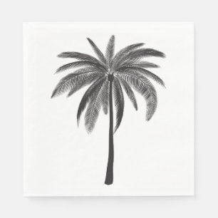 Palmstructuurpapier Napkin Servet