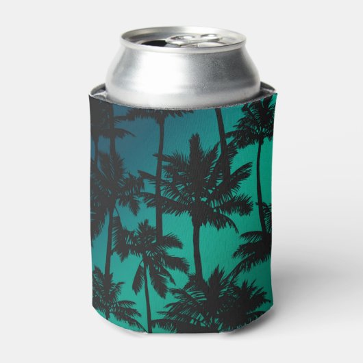 Palmstructuurpatroon Blikjeskoeler (Blikje Voorkant)