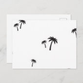 Palmstructuurpatroon Briefkaart (Voorkant / Achterkant)