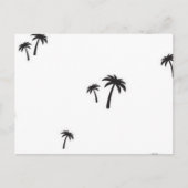 Palmstructuurpatroon Briefkaart (Voorkant)
