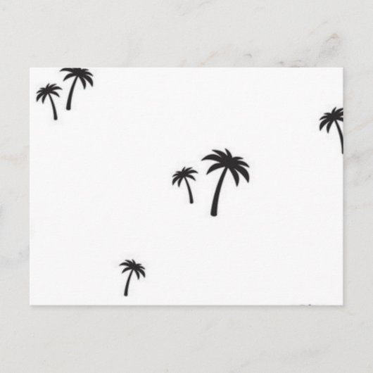 Palmstructuurpatroon Briefkaart (Voorkant)