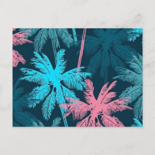 Palmstructuurpatroon Briefkaart