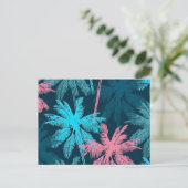 Palmstructuurpatroon Briefkaart (Staand voorkant)