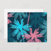 Palmstructuurpatroon Briefkaart (Voorkant / Achterkant)