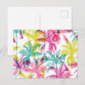 Palmstructuurpatroon Briefkaart (Voorkant / Achterkant)