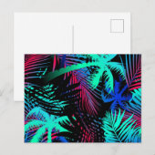 Palmstructuurpatroon Briefkaart (Voorkant / Achterkant)