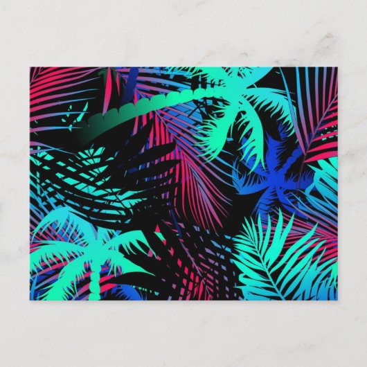 Palmstructuurpatroon Briefkaart (Voorkant)
