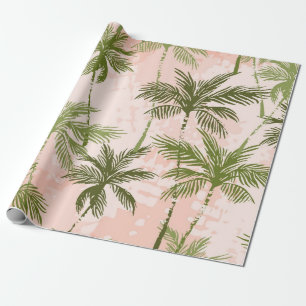Palmstructuurpatroon Cadeaupapier