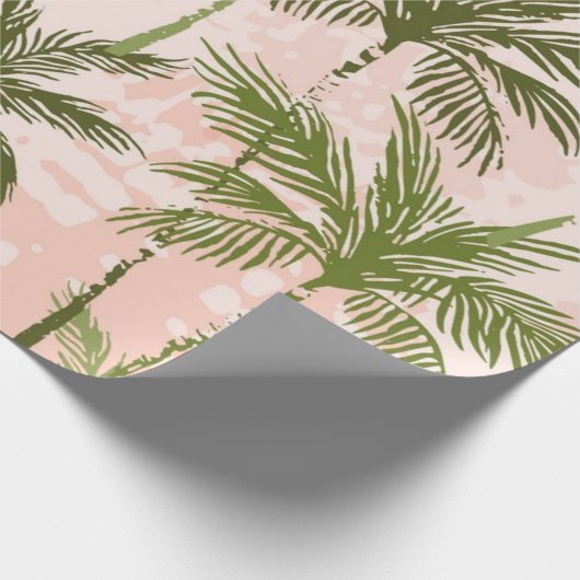 Palmstructuurpatroon Cadeaupapier (Hoek)
