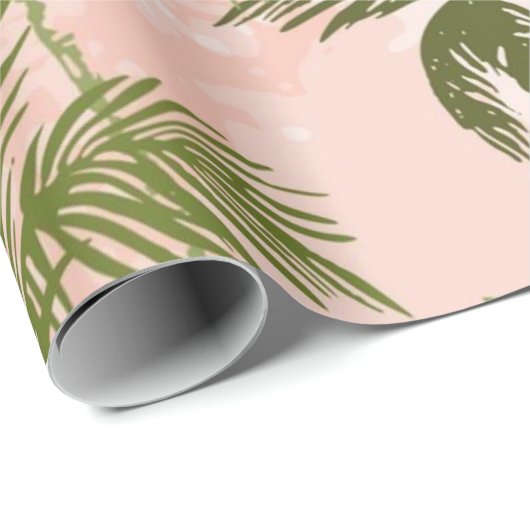 Palmstructuurpatroon Cadeaupapier (Rol Hoek)