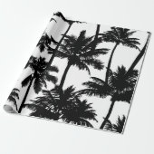 Palmstructuurpatroon Cadeaupapier (Uitgerold)