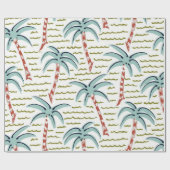 Palmstructuurpatroon Cadeaupapier (Vlak)