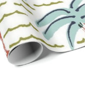 Palmstructuurpatroon Cadeaupapier (Rol Hoek)