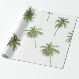 Palmstructuurpatroon Cadeaupapier