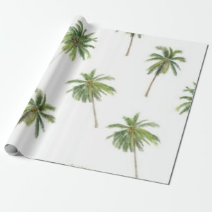 Palmstructuurpatroon Cadeaupapier