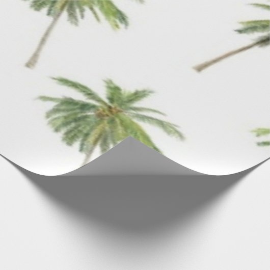 Palmstructuurpatroon Cadeaupapier (Hoek)