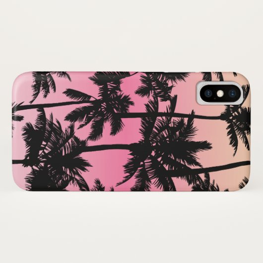 Palmstructuurpatroon Case-Mate iPhone Case (Achterkant (horizontaal))