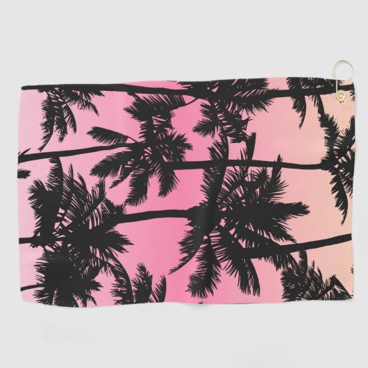 Palmstructuurpatroon Golfhanddoek (Horizontaal)