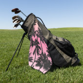 Palmstructuurpatroon Golfhanddoek (Groen)