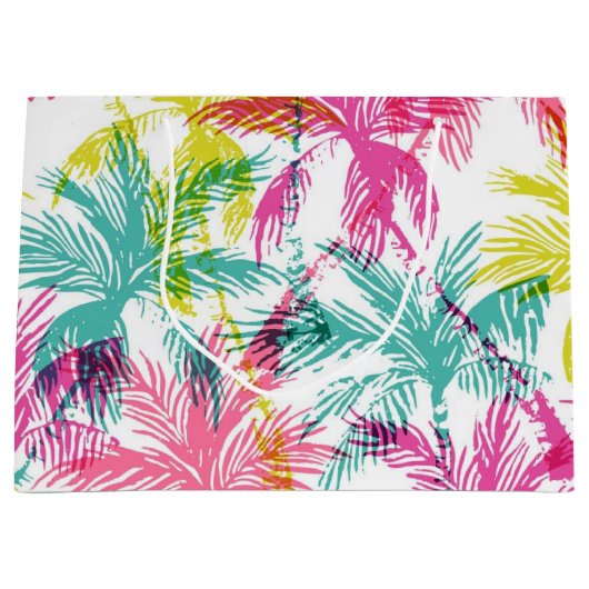 Palmstructuurpatroon Groot Cadeauzakje (Voorkant)
