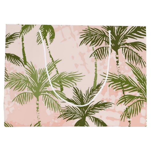 Palmstructuurpatroon Groot Cadeauzakje (Achterkant)