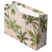 Palmstructuurpatroon Groot Cadeauzakje (Voorkant Gekanteld)