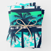 Palmstructuurpatroon Inpakpapier Vel (In situ)