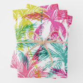 Palmstructuurpatroon Inpakpapier Vel (In situ)